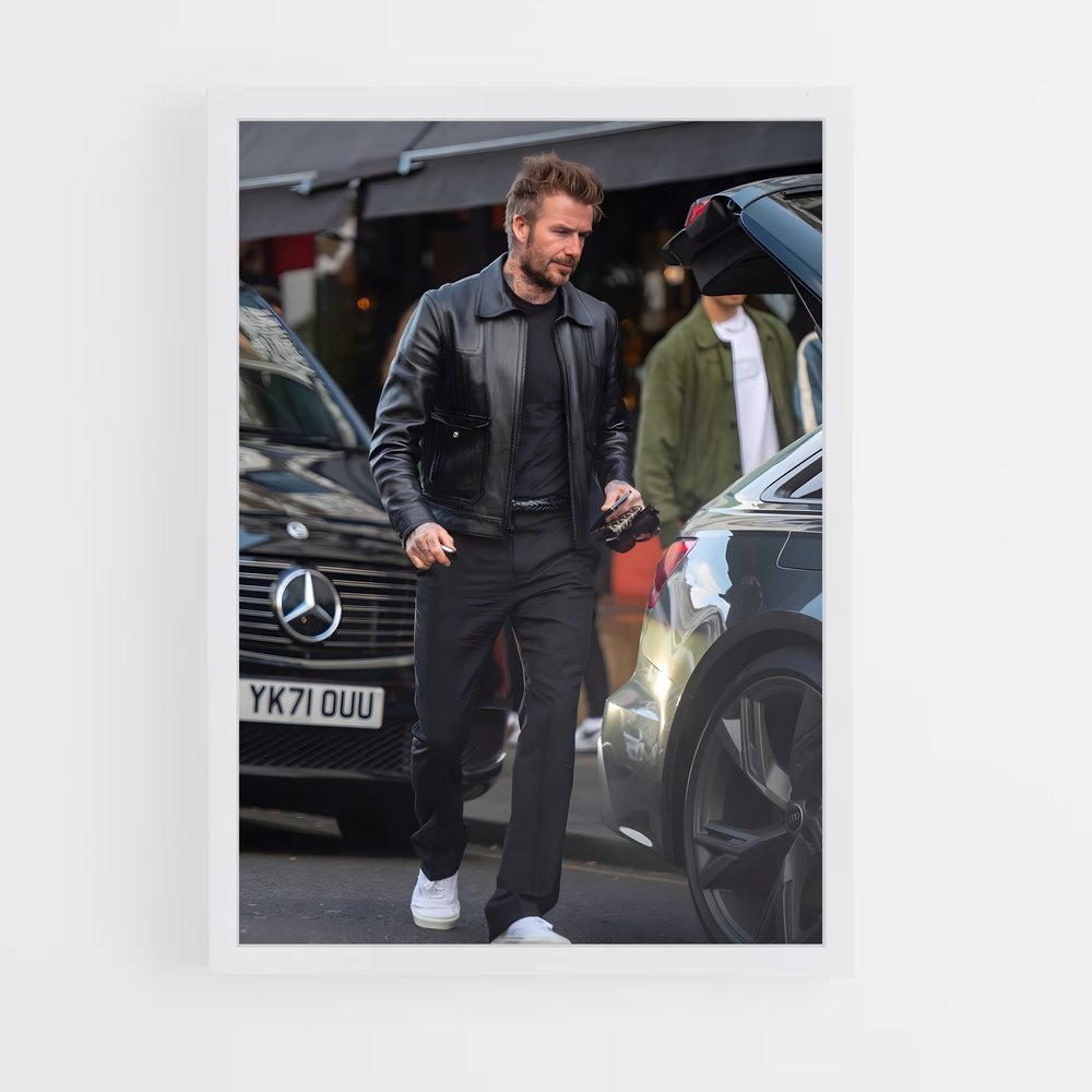 Poster Beckham en Cuir (vue 3)